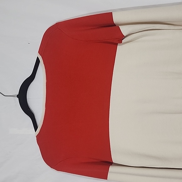 Milly Of New York Cotton Silk Blend Button Down Colorblock Cardigan Size S - Picture 5 of 9